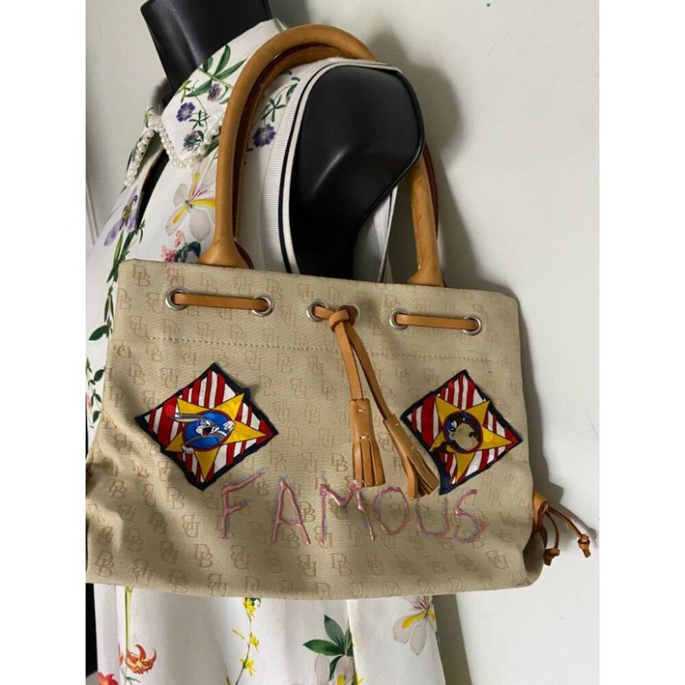 DOONEY & BOURKE Small Handbag Customized Graffiti - Picture 9 of 14